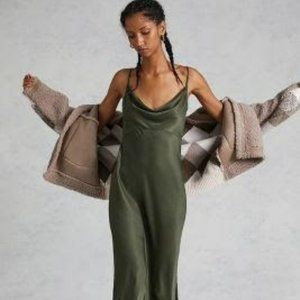 Anthropologie Elyse Slip Dress